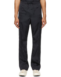 The Conspires Navy Satin Cs Ut Trousers