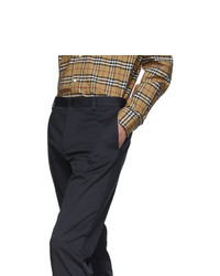 Burberry Navy Shibden Chino Trousers