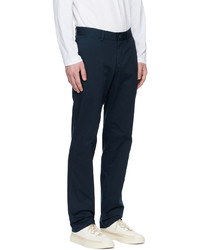 Sunspel Navy Silm Fit Trousers