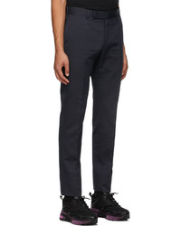 Dunhill Navy Single Pleat Trousers