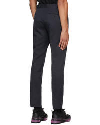 Dunhill Navy Single Pleat Trousers