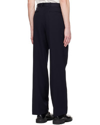 Wooyoungmi Navy Slit Trousers