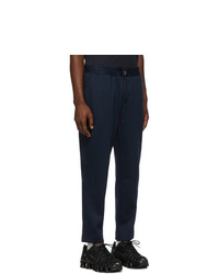 Moncler Navy Sports Trousers