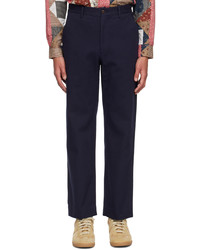 Bode Navy Standard Trousers