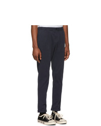 Ps By Paul Smith Navy Stretch Trousers
