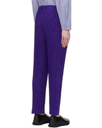 Homme Plissé Issey Miyake Navy Tailored Pleats 1 Trousers