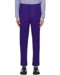 Homme Plissé Issey Miyake Navy Tailored Pleats 1 Trousers