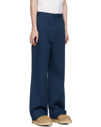 Kenzo Navy Tailored Trousers