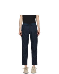 BOSS Navy Tapered Trousers