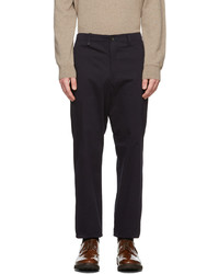 Ps By Paul Smith Navy Technical Chino Trousers