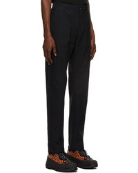 Burberry Navy Technical Cotton Tailored Trousers