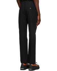 Burberry Navy Technical Cotton Tailored Trousers