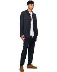 AïE Navy Twill Bng Trousers
