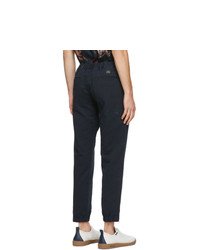 Ps By Paul Smith Navy Twill Cargo Trousers