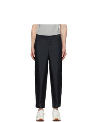 Comme des Garcons Homme Deux Navy Twill Gart Dyed Trousers