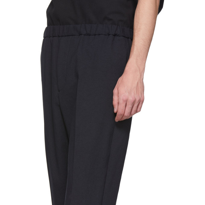 Jil Sander Navy Twill Trousers, $780 | SSENSE | Lookastic
