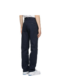 Saintwoods Navy Twill Trousers