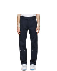 Saintwoods Navy Twill Trousers