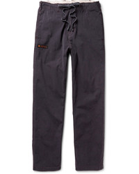 Neighborhood Regular Fit Washed Cotton Trousers