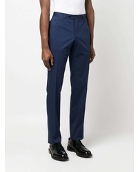 Canali Pressed Crease Straight Leg Trousers