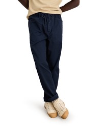 Alex Mill Pull On Cotton Twill Pants In Dark Navy At Nordstrom
