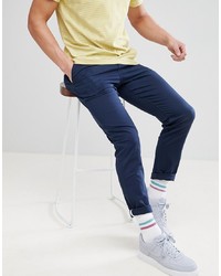YOURTURN Relaxed Chino In Skater Fit In Blue