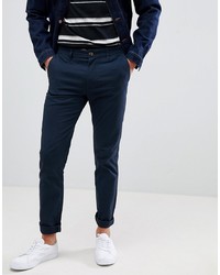 Burton Menswear Skinny Fit Chinos In Navy