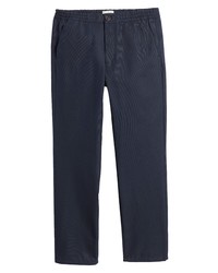 Oliver Spencer Solid Organic Cotton Pants In Navy At Nordstrom