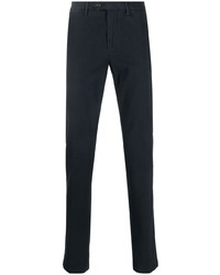 Canali Straight Leg Washed Effect Chinos
