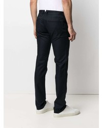 Emporio Armani Tailored Stretch Cotton Trousers
