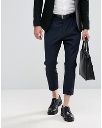 Selected Homme Tailored Trousers With Cropped Leg