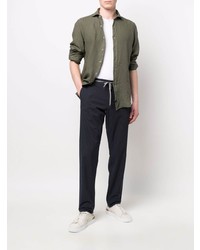 Canali Tied Waist Trousers