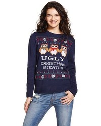 Self Esteem Owl Ugly Christmas Sweater