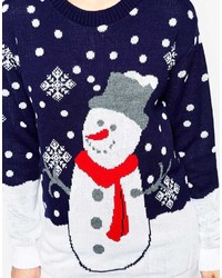 Club L Snowman Holidays Sweater