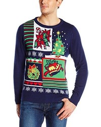 Hybrid Squared Off Ugly Christmas Sweater