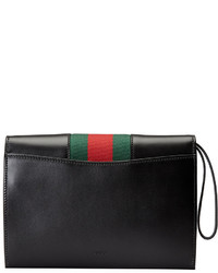 Gucci Sylvie Small Wristlet Clutch Bag