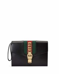 Gucci Sylvie Small Wristlet Clutch Bag