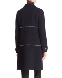 Diane von Furstenberg 1 2 3 Convertible Wool Blend Coat