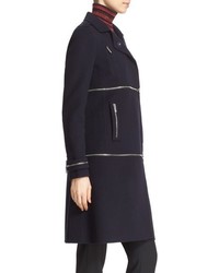 Diane von Furstenberg 1 2 3 Convertible Wool Blend Coat