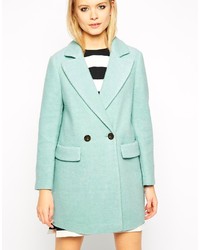 Asos Collection Coat With Cocoon Fit In Textured Wool