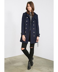 Forever 21 Belted Trench Overcoat