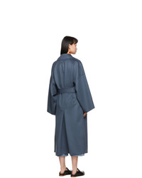 Loewe Blue Oversized Coat