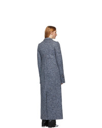 Marina Moscone Blue U Haul Blanket Coat