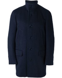 Canali Standing Collar Coat