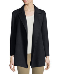 Theory Clairene Open Front Wool Blend Coat