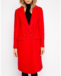 Asos Collection Coat With Back Tab Detail