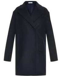 Tomas Maier Compact Wool Wrap Over Coat