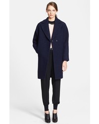 Cédric Charlier Contrast Back Textured Wool Coat