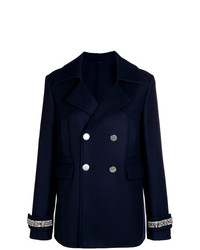 Ermanno Scervino Cuff Detail Double Breasted Coat