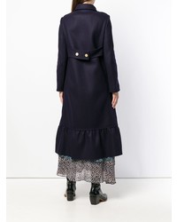RED Valentino Double Breasted Flared Coat